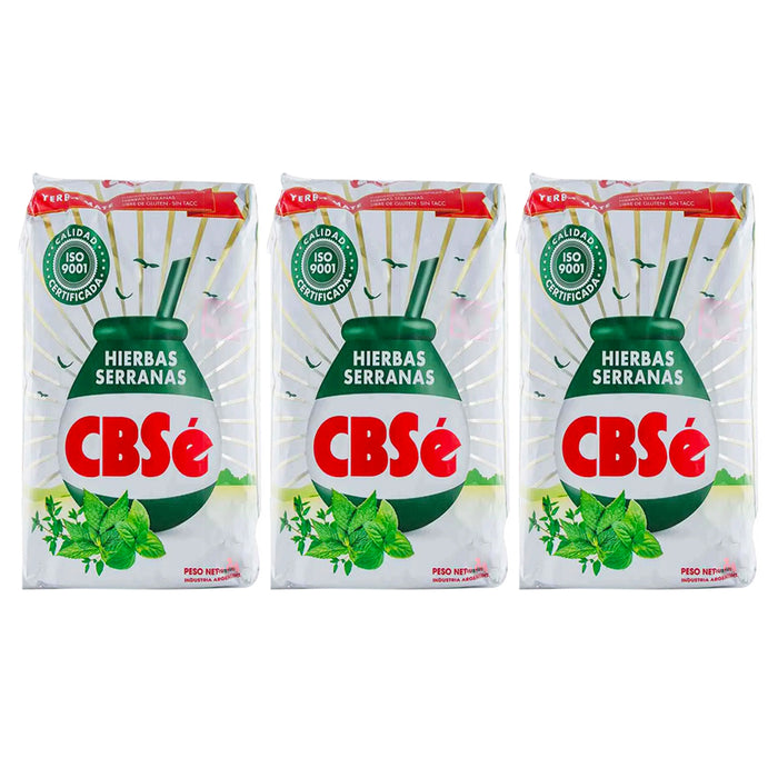 3 Kg Yerba Mate Hierbas Serranas CBSE Leaf Digestion Energy Drink Tea Argentina
