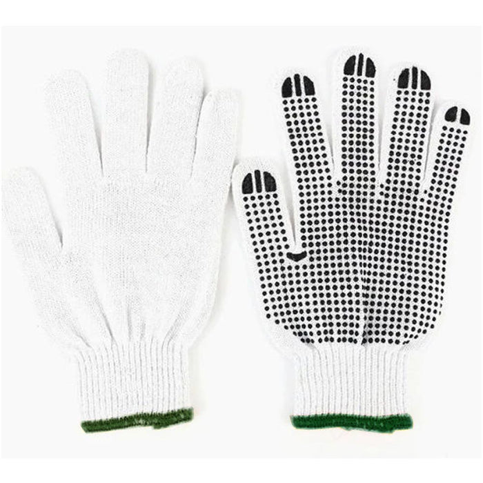 2 Pairs Work Safety Work Gloves Polka Dot Grip Dotted Safety Duty Work Gardening