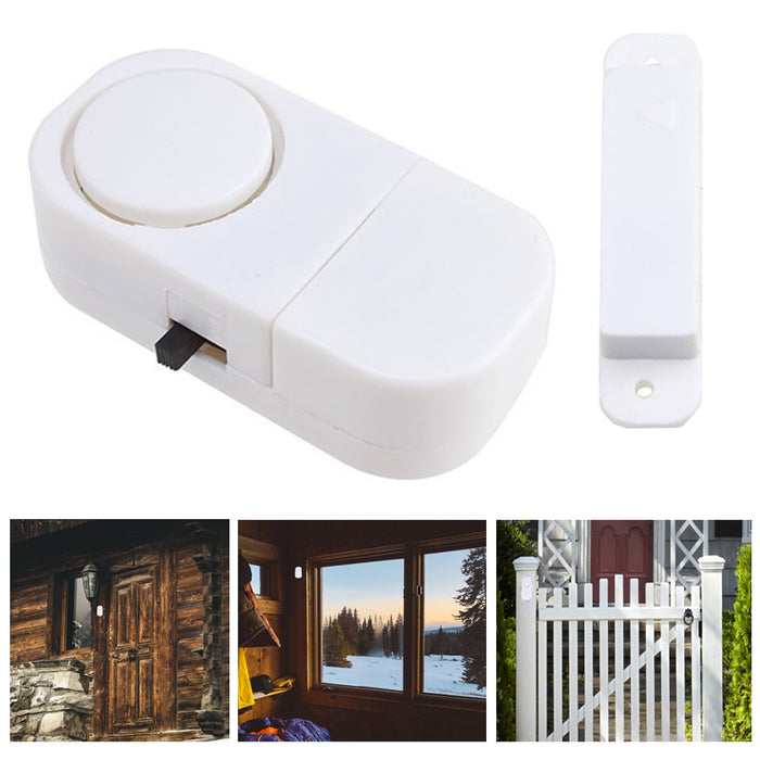 Pack of 12 Security Window Door Alarm DIY Home Protection Burglar Alert Sensor