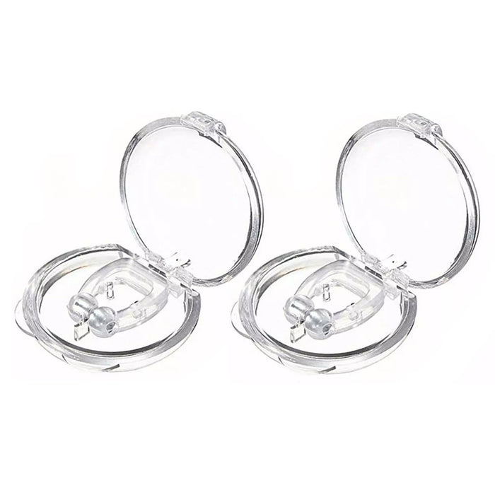 2 Pack Anti Snoring Nose Clips Stop Snore Free Sleep Aid Guard Night Sleep On Tv