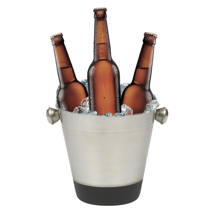 6 Set Stainless Steel Ice Bucket Cooler Champagne Wine Bar Restaurant Drink 40oz