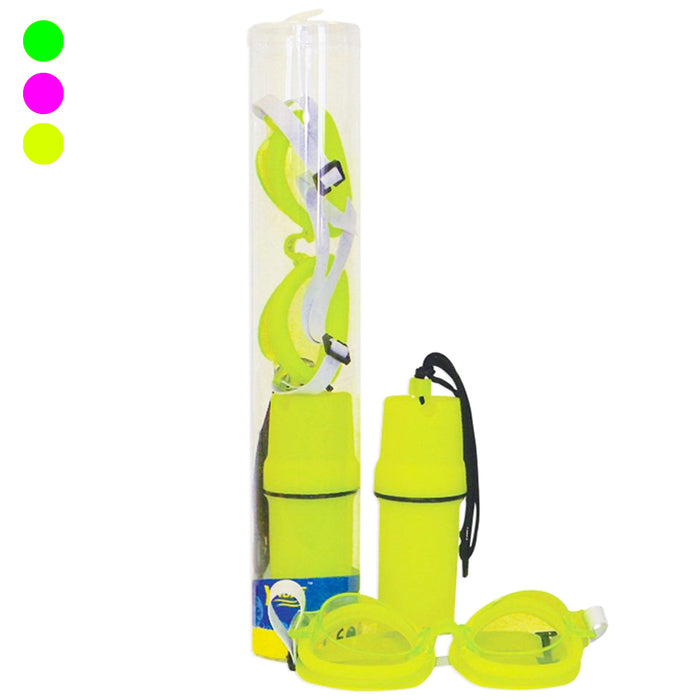 2 Pack Kids Swimming Goggles Swim Glasses Anti Fog Adjustable Straps No Leaking