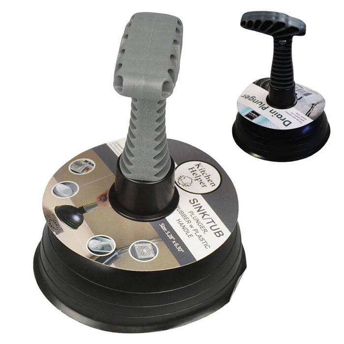 Small Plunger Unclogging Kitchen Bathroom Sink Drain Blaster Cleaner Shower Tub