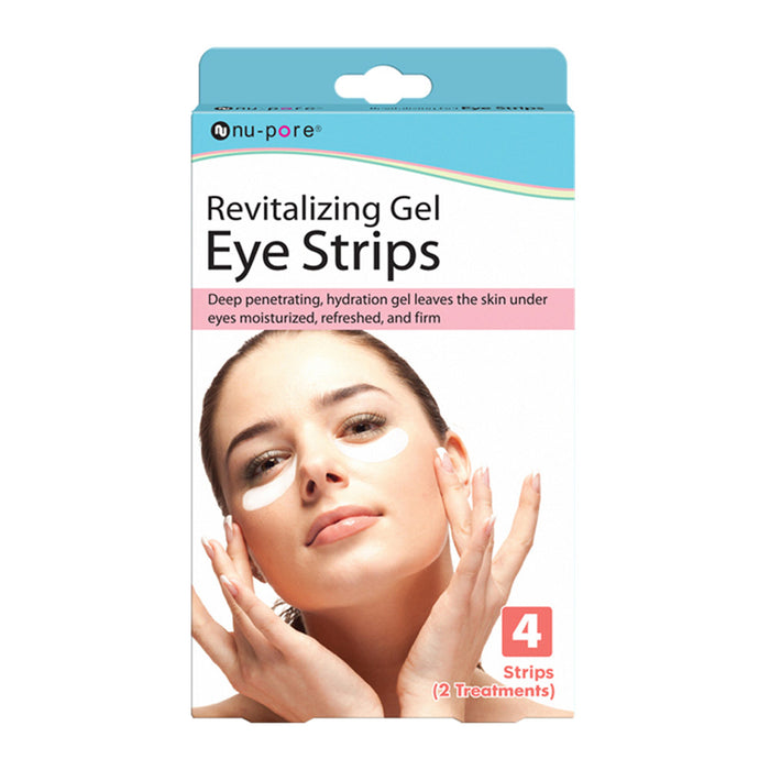 24 Nu-Pore Anti Aging Wrinkle Revitalizing Gel Eye Patches Moisturizing Strips !