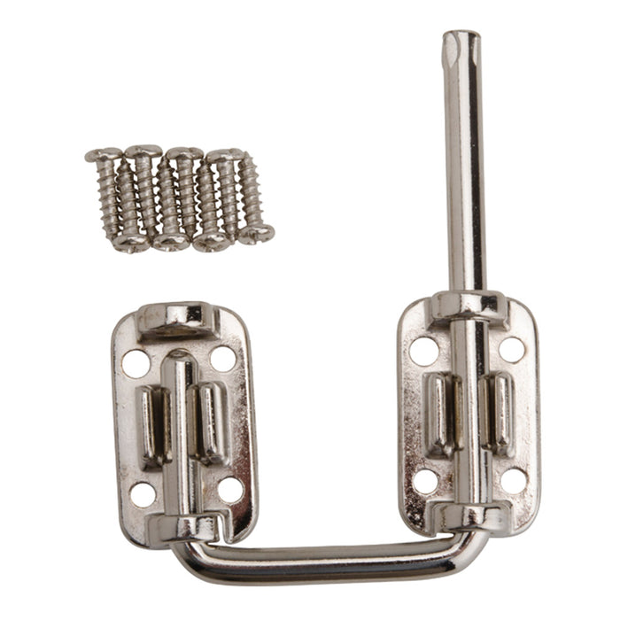 2-1/8-Inch Sliding Door Loop Lock U Steel Plated Patio Door Safety Heavy Duty