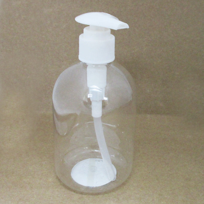 4 Liquid Soap Dispenser Pump Lotion Refillable Empty Bottle Plastic Spray 14 Oz