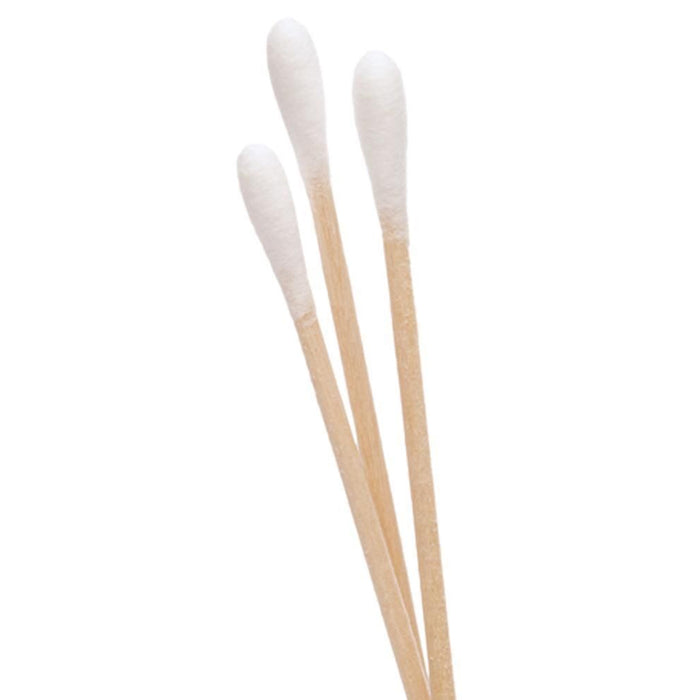 200 Pcs Cotton Swab Applicator Q-tip Swabs 6" Extra Long Wood Makeup Application