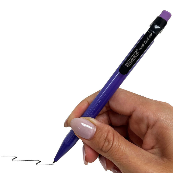 12 Mechanical Pencils With Erasers Refillable 0.7mm #2 HB Point Girls Boys Adult
