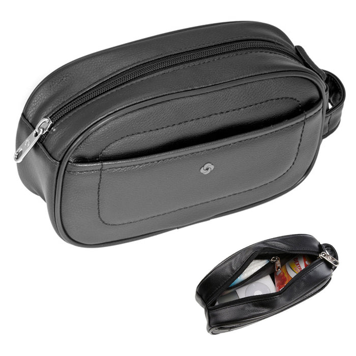 Samsonite Evolis Horizontal Travel Purse Toiletry Bag Shaving Make Up Case Tote