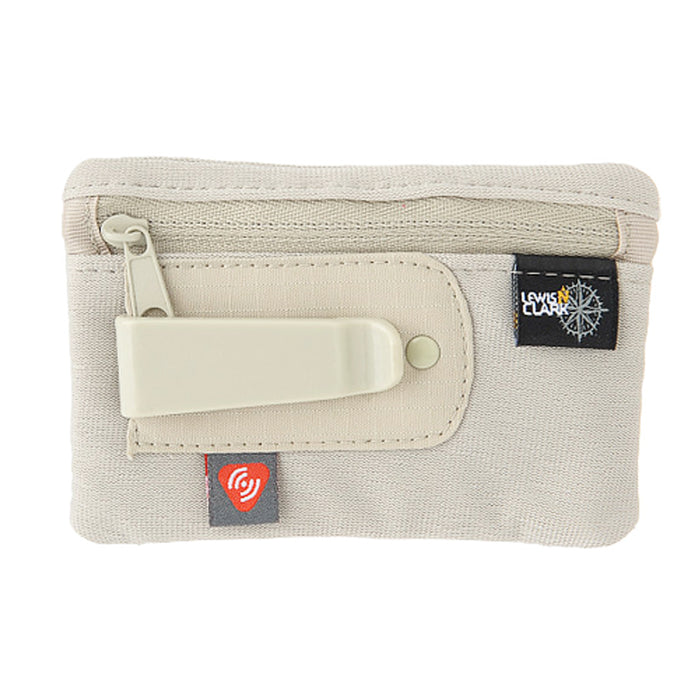 Travel Wallet RFID Blocking Document Pouch Clip On Id Holder Bag Lewis N Clark