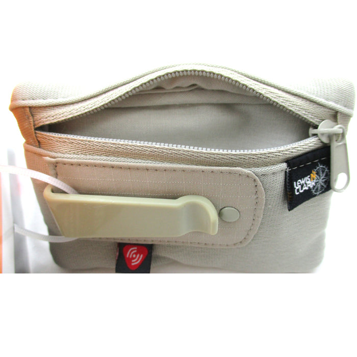 Travel Wallet RFID Blocking Document Pouch Clip On Id Holder Bag Lewis N Clark