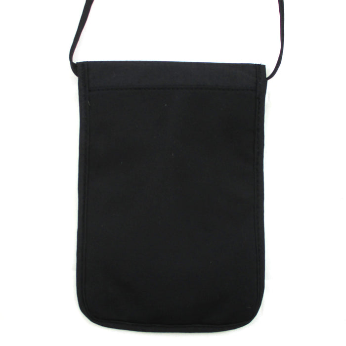 RFID Passport Holder Neck Stash Travel Pouch Id Wallet Bag Lewis N Clark Black !