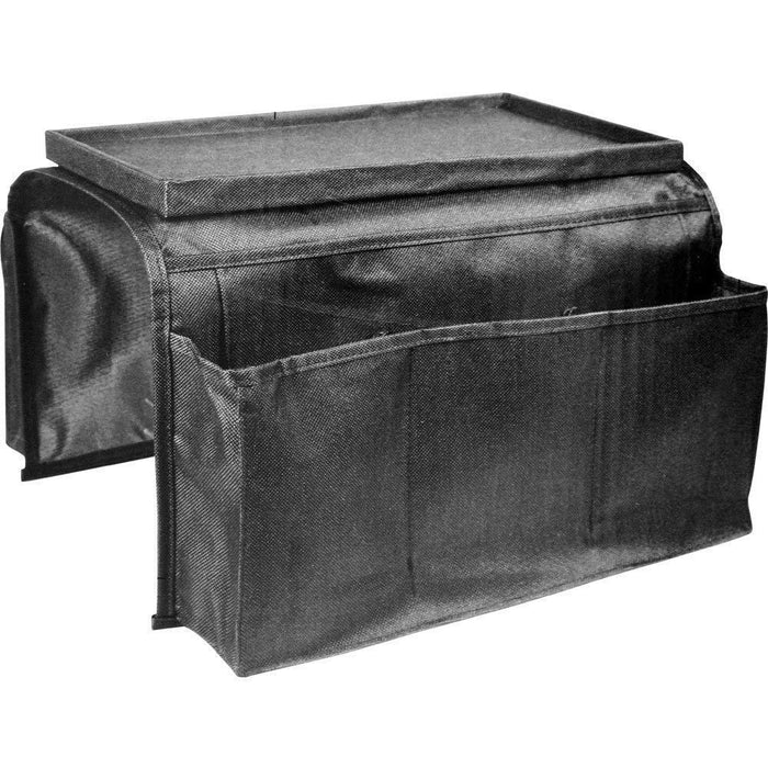 Sofa Arm Rest Organizer 5 Pocket Caddy Couch Tray Remote Control Holder Table