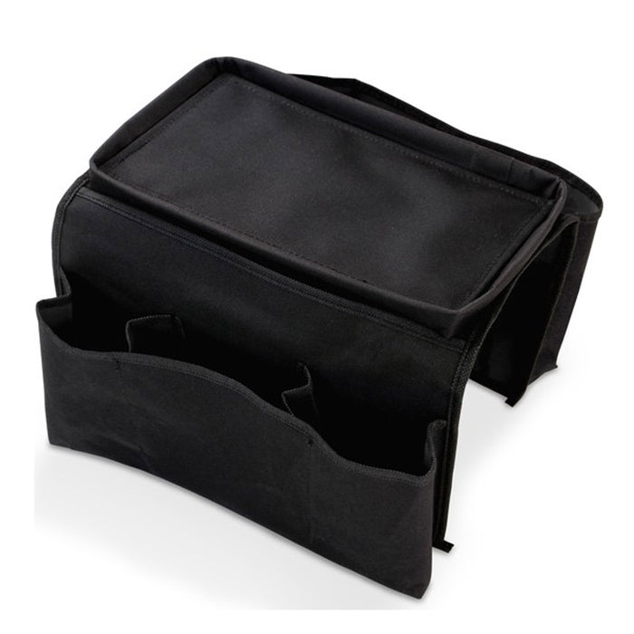 Sofa Arm Rest Organizer 5 Pocket Caddy Couch Tray Remote Control Holder Table