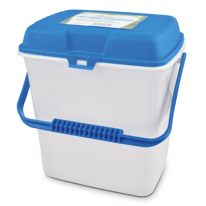 4PC Pet Food Storage Container Airtight Portable Clear Dog Cat Supply 8 Gallons