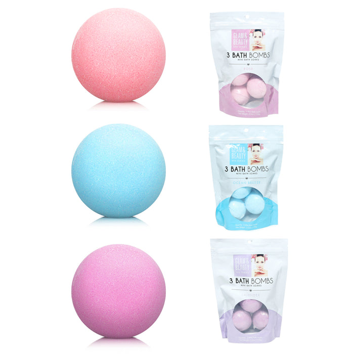 9 Lot Bath Bombs Gift Set Ultra Fizzy Fizzies Skin Moisturizing Bubbles Spa