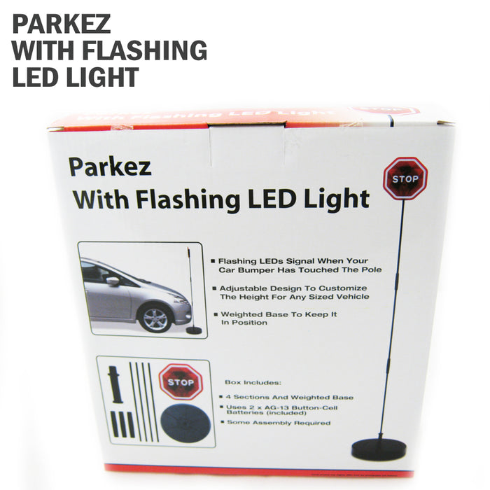 PARKING STOP SIGN PARKEZ FLASHING LED LIGTH CAR GARAGE SYSTEM SIGN AID SENSOR !!
