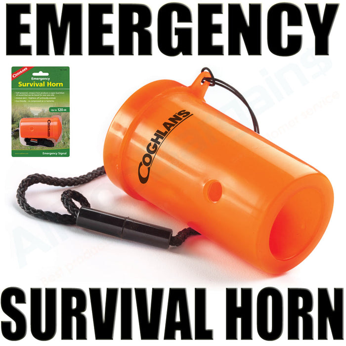 Emergency Signal Survival Horn Loud Blast Animal Alert Hiking Camping Whistle