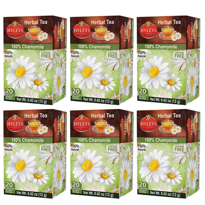 120 Ct Chamomile Tea Bags Caffeine Free Calming Stress Relief Natural Herbal Tea