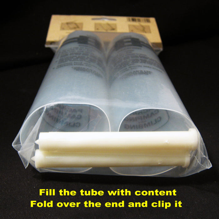 2 Food Squeeze Tubes Container Bottles Camping Hiking Easy Dispenser Coghlans !!