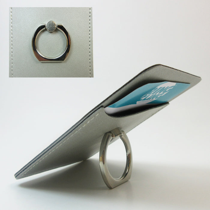 5 Pack Adhesive Credit Card Cell Pocket Money Pouch Holder Case Phone Ring Stand