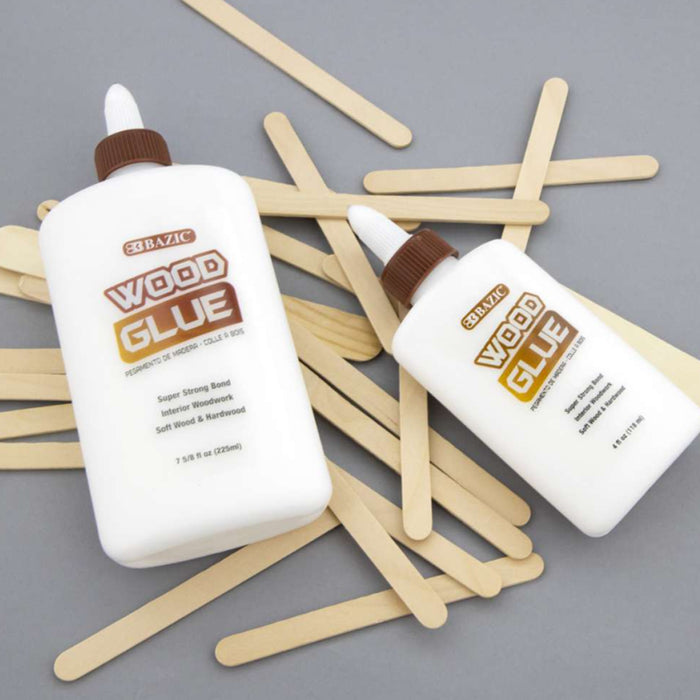 3 Pack 4oz Wood Glue Furniture Woodworking Carpenter Natural Wood Color Strong