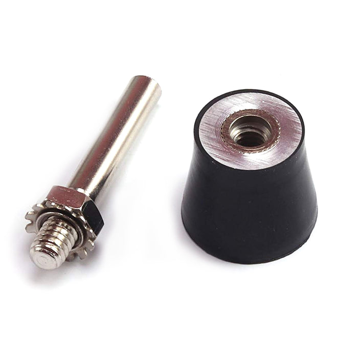 2 Pack Mandrel Roll Lock 1" Sanding Polishing Discs 1/4" Shank Rotary Tool