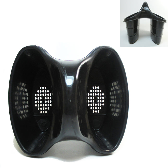 2 x Double Sink Caddy Saddle Style Kitchen Organizer Storage Sponge Holder Rack