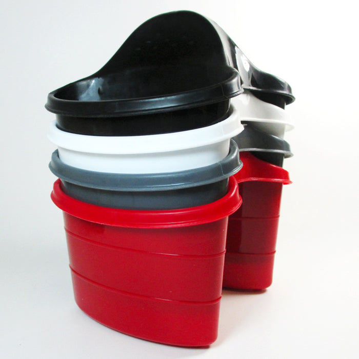 2 x Double Sink Caddy Saddle Style Kitchen Organizer Storage Sponge Holder Rack