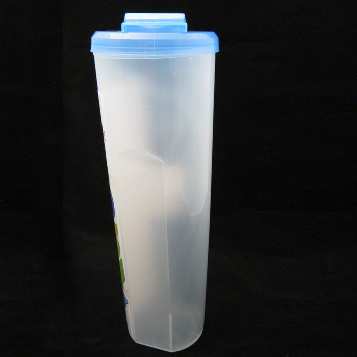 2 Pasta Container Food Storage Spaghetti Cereal Keeper Plastic Tall Jar Bpa Free