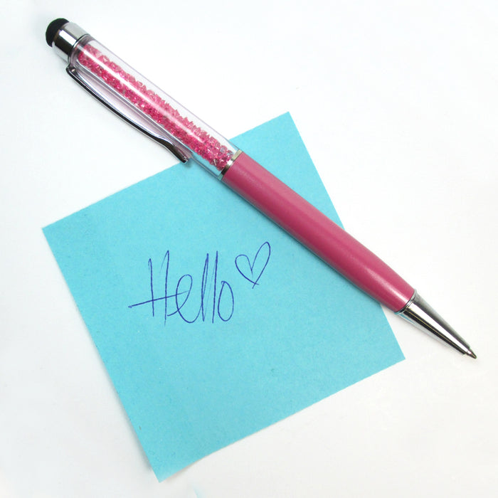 12 Pc Crystal Ball Point Touch Screen Pen Stylus Cell Phone iPhone iPad Tablet