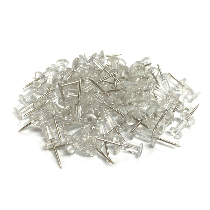 400 PCS Push Pin Thumb Tack Clear Office School Board Home Cork Board Pushpins