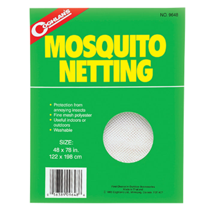 Coghlan's Mosquito Netting Canopy Bed Net Insect Bee White Mesh Shade Cover New!