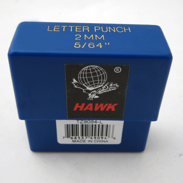 2mm Capital Letter A-Z Punch Stamp Set Metal Steel Gold Silver Stamping 27 Pc !