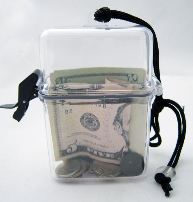 Plastic Waterproof Storage Case Container Transparent Cover Water Resistant Pool