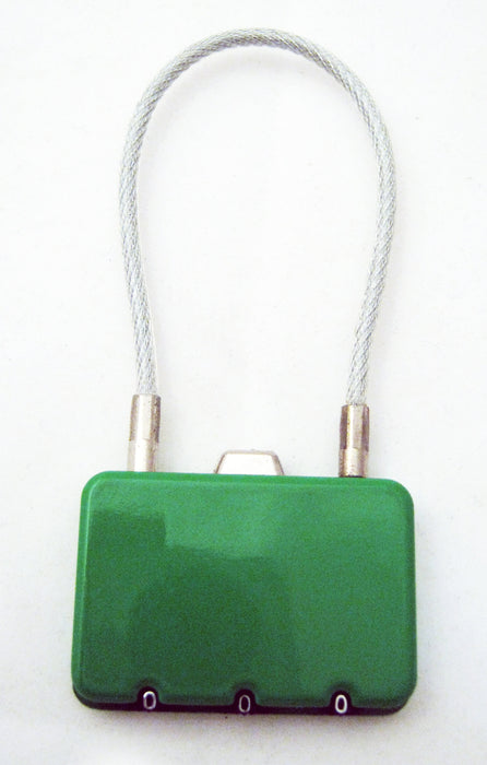 Travel Wire Lock With Combination Code 3 Digit Safety Luggage Bag Security New !