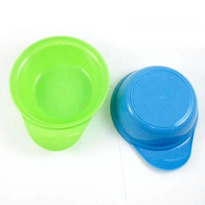 2 Pc Baby Feeding Bowl Dish Set Toddler Dinning Kid Feed Plate Child BPA Free