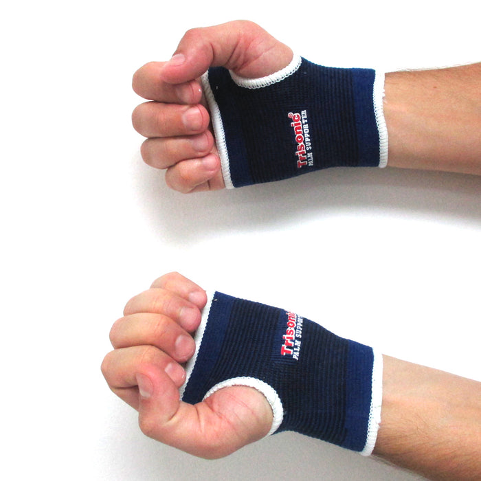 2 Wrist Hand Brace Elastic Palm Support Carpal Tunnel Tendonitis Pain Relief New