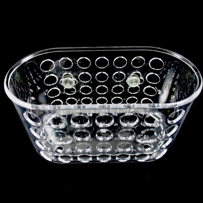 1 Shower Caddy Bath Bathroom Organizer Storage Basket Soap Holder Suction Cups