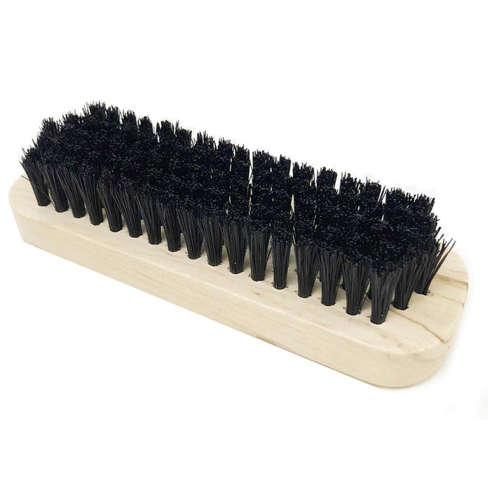 3 Horsehair Shine Brush Boot Cleaning Polishing Shoe Leather Wood Handle Buff