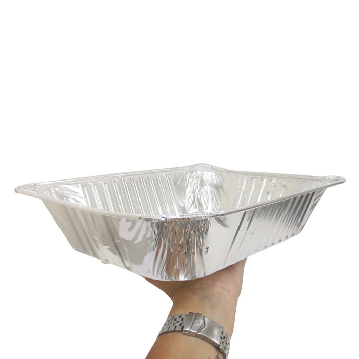 100 Pc Aluminum Foil Lasagna Pan Disposable Loaf Bread Container Baking Tins New