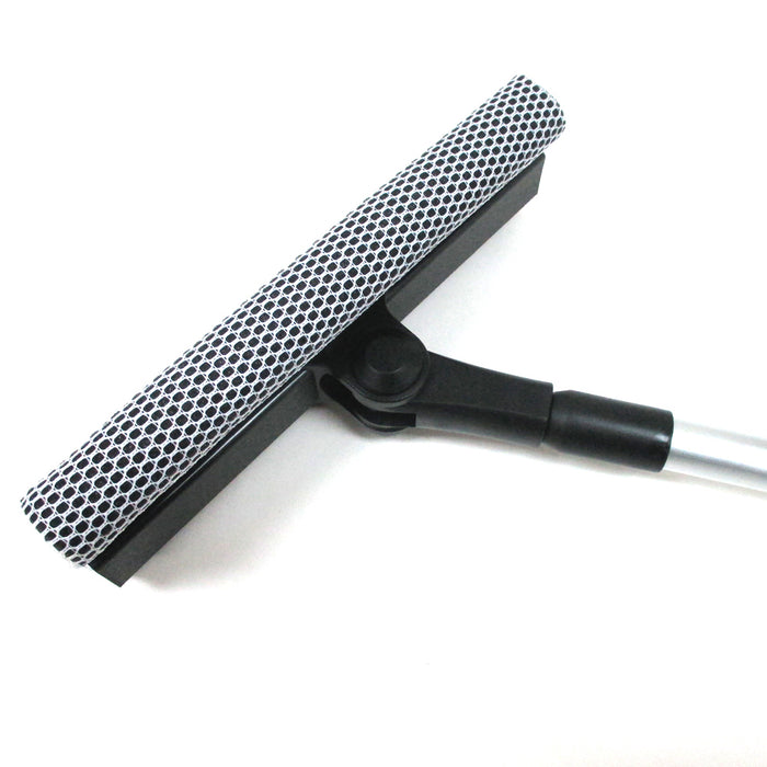 48" Telescopic Sponge Window Squeegee Cleaner Swivel Windshield Blade Wiper