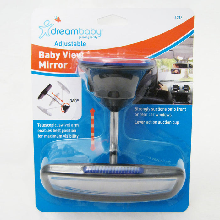 Deluxe Baby Car Mirror 360?? Adjustable Seat Rear Facing Clear View Child Safety
