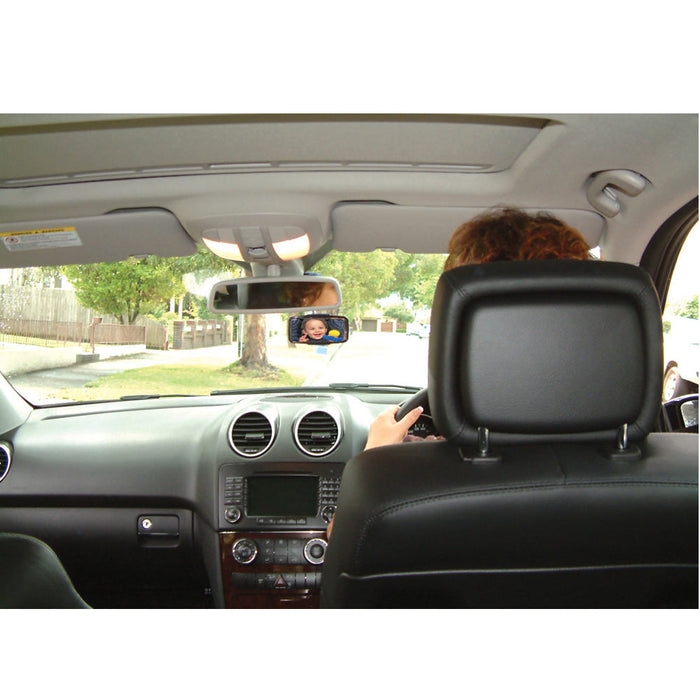 Deluxe Baby Car Mirror 360?? Adjustable Seat Rear Facing Clear View Child Safety