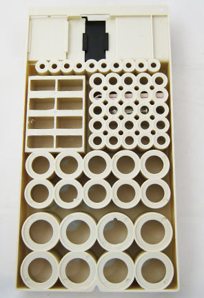 Battery Storage Rack Organizer Removable Tester Holds 66 Holder AAA 9V C D New