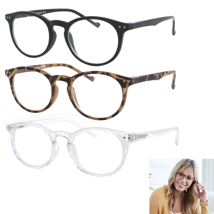 Blue Light Blocking Glasses Computer Gaming Retro Eyewear Vision Care Protection