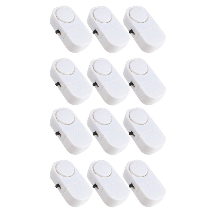 Pack of 12 Security Window Door Alarm DIY Home Protection Burglar Alert Sensor