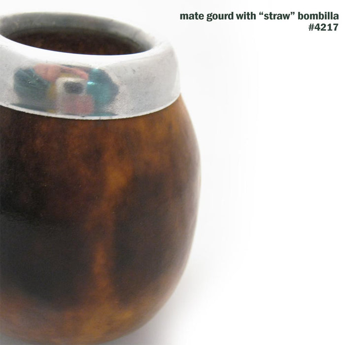 Argentina Mate Gourd Bombilla Filtered Straw Cup Tea Healthy Herbal Detox 4217