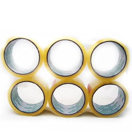 6 Rolls Carton Sealing Clear Packing Tape Box Shipping 2" x 55 Yards Heavy Duty
