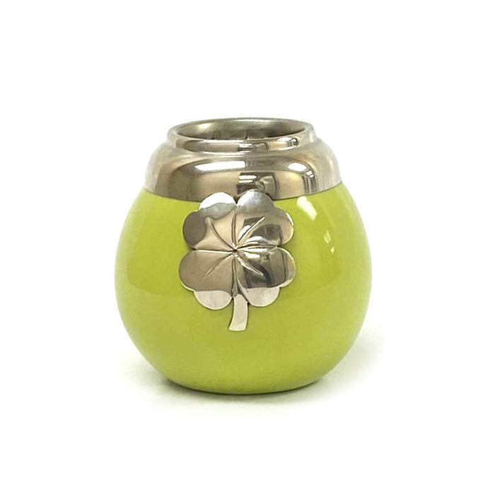 Ceramic Mate Gourd Argentina Mate Tea Cup Thick Bombilla Straw Drink Alpaca Set